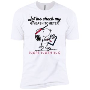 Let Me Check My Giveashitometer Nope Nothing Shirt