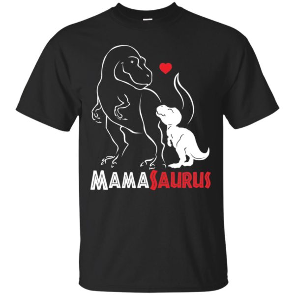 Mamasaurus T rex Dinosaur Mom and Baby Shirt