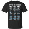 21 Types of Sharks Marine Biology Shirt