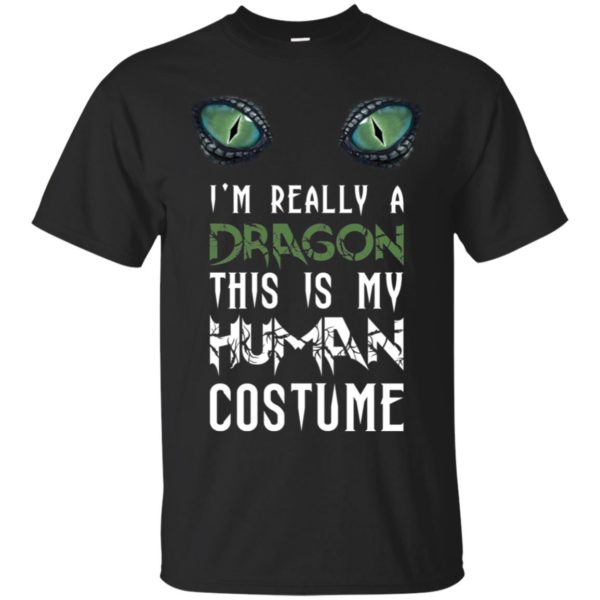 I'm Really A Dragon This Is My Human Costume Shirt