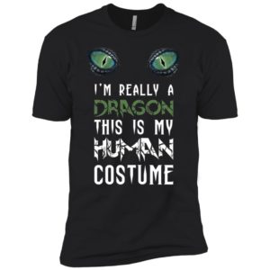 I'm Really A Dragon This Is My Human Costume Shirt