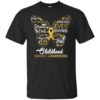 Butterfly Gold Ribbon Raise For Childhood Cancer Shirt