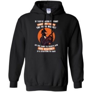 If You're Going To Fight Fight Like The Third Monkey Shirt