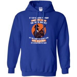If You're Going To Fight Fight Like The Third Monkey Shirt