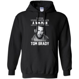 Never Underestimate A Woman Who Loves Tom Brady Shirt