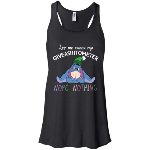 Eeyore Disney Let Me Check My Giveashitometer Nope Nothing Shirt