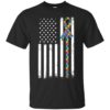 Autism Awareness American Flag Distressed Shirt