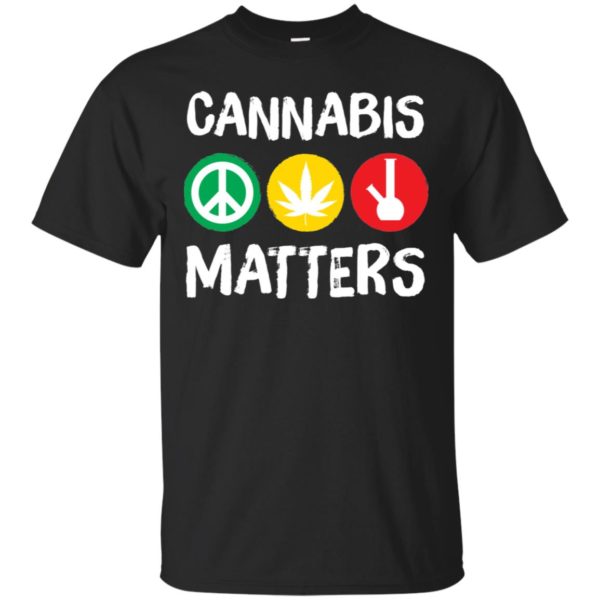 Cannabis Matters Peace Sign Test Tube Shirt