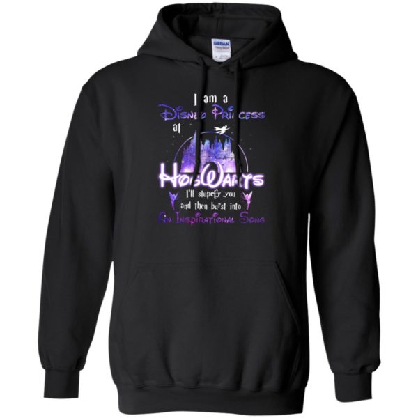 I am a Disney princess at Hogwarts I'll stupefy you shirt