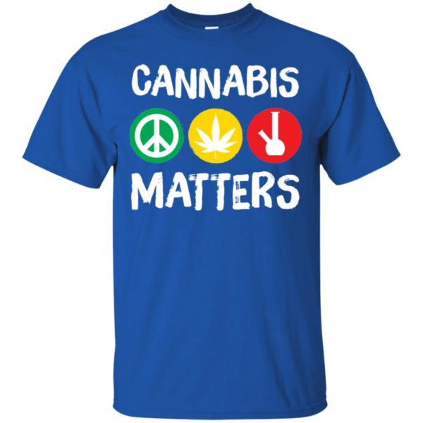 Cannabis Matters Peace Sign Test Tube Shirt