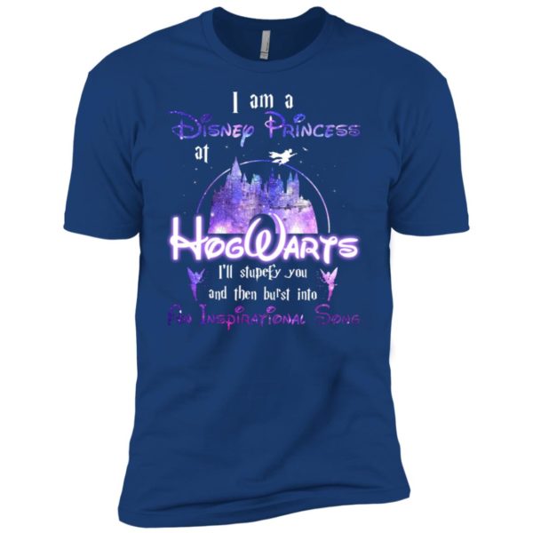 I am a Disney princess at Hogwarts I'll stupefy you shirt