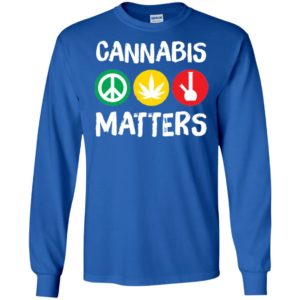Cannabis Matters Peace Sign Test Tube Shirt image Cannabis Matters Peace Sign Test Tube Shirt