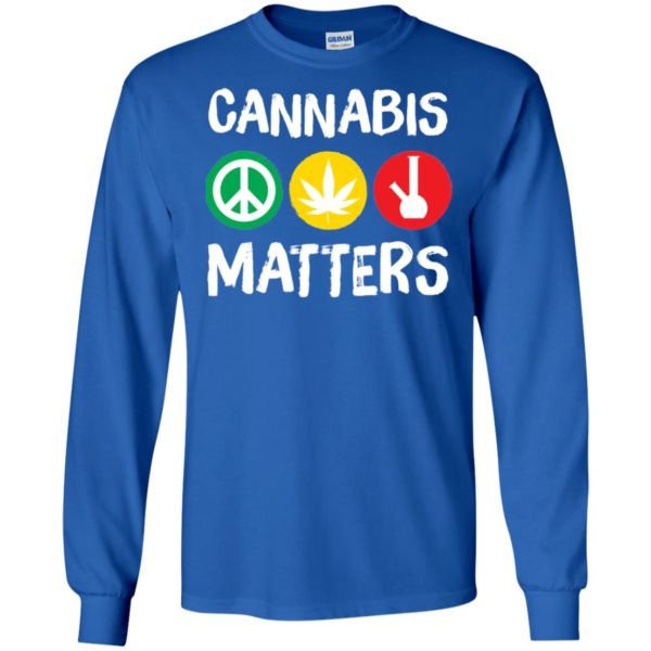 Cannabis Matters Peace Sign Test Tube Shirt