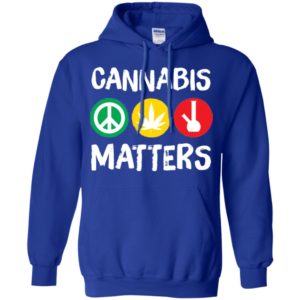 Cannabis Matters Peace Sign Test Tube Shirt image Cannabis Matters Peace Sign Test Tube Shirt