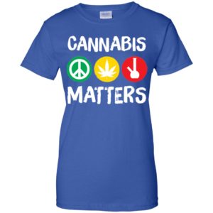 Cannabis Matters Peace Sign Test Tube Shirt image Cannabis Matters Peace Sign Test Tube Shirt