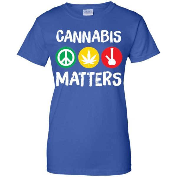 Cannabis Matters Peace Sign Test Tube Shirt