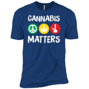 Cannabis Matters Peace Sign Test Tube Shirt image Cannabis Matters Peace Sign Test Tube Shirt