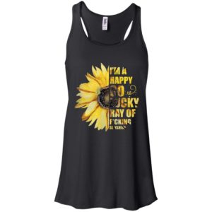 I'm A Happy Go Lucky Ray of F*cking Sunshine Sunflower Shirt image I'm A Happy Go Lucky Ray of F*cking Sunshine Sunflower Shirt