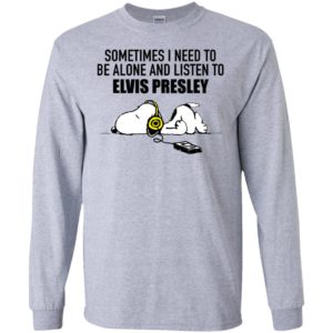 Snoopy Sometimes I need To Be Alone And Listen To Elvis Presley Shirt image Snoopy Sometimes I need To Be Alone And Listen To Elvis Presley Shirt