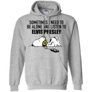 Snoopy Sometimes I need To Be Alone And Listen To Elvis Presley Shirt image Snoopy Sometimes I need To Be Alone And Listen To Elvis Presley Shirt