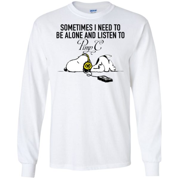 Snoopy Sometimes I need To Be Alone And Listen To Pimp C Shirt