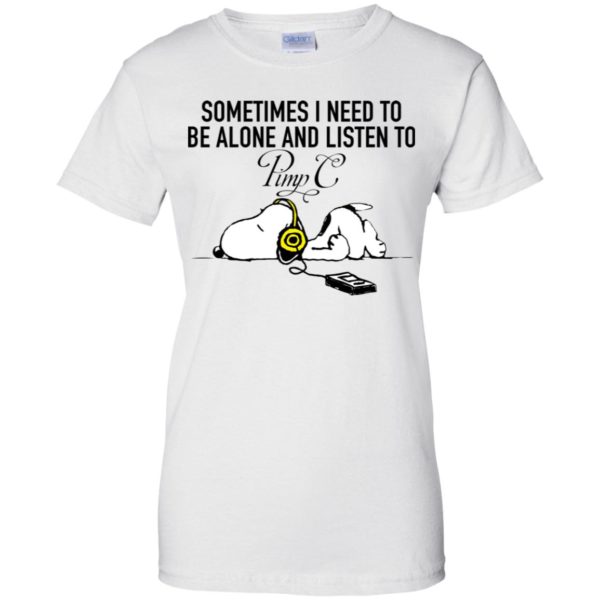 Snoopy Sometimes I need To Be Alone And Listen To Pimp C Shirt