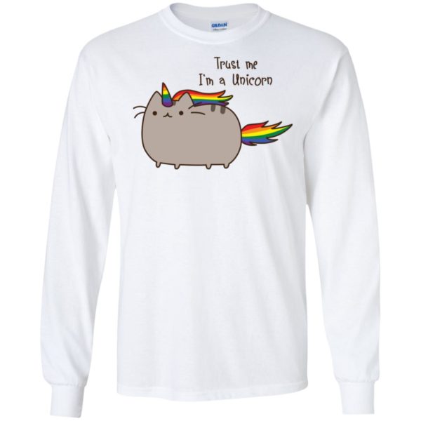 Caticorn Rainbow Trust me I'm a Unicorn Shirt