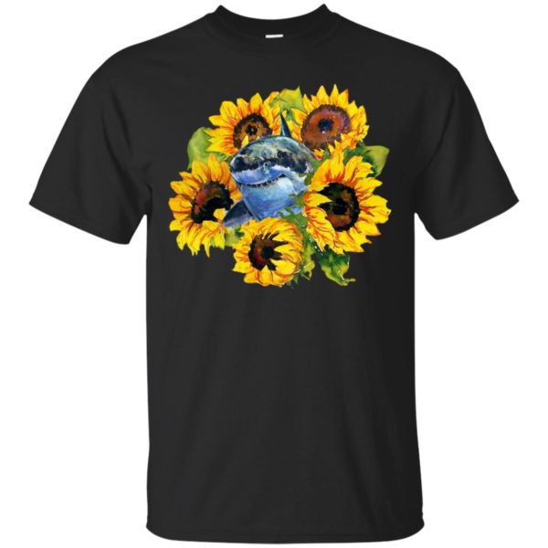 Sunflower And Shark Shirt