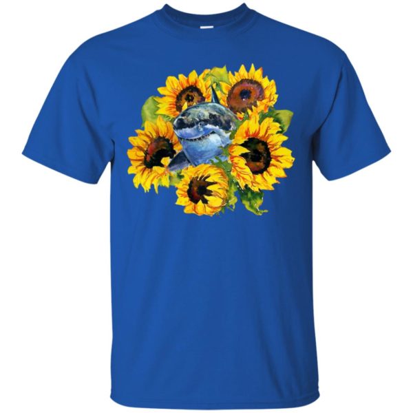 Sunflower And Shark Shirt