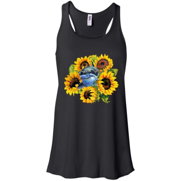 Sunflower And Shark Shirt