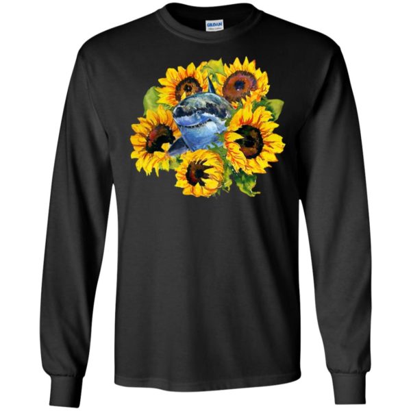 Sunflower And Shark Shirt