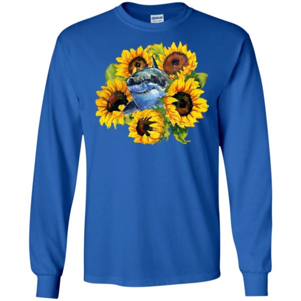 Sunflower And Shark Shirt