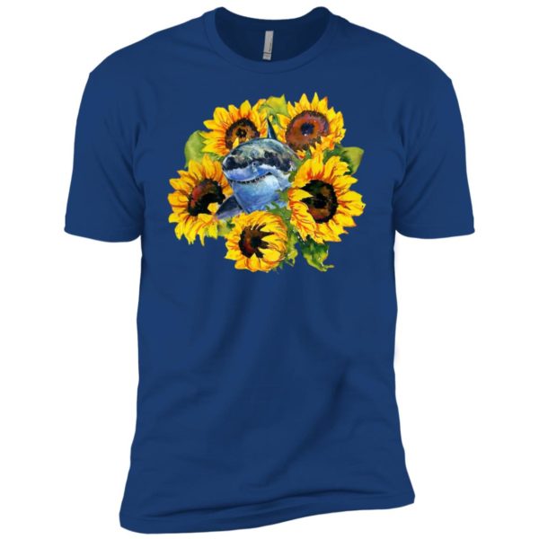 Sunflower And Shark Shirt