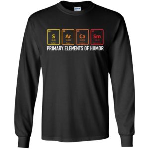 Sarcasm Elements of Humor Periodic Table Shirt