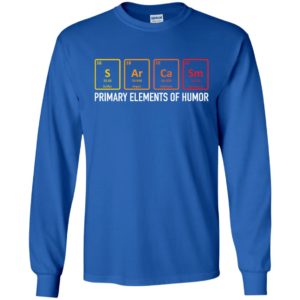 Sarcasm Elements of Humor Periodic Table Shirt