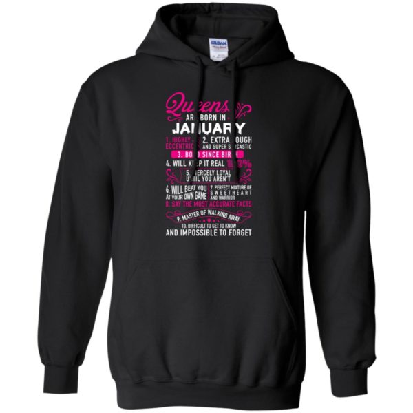 Queens Are Born In January Shirt