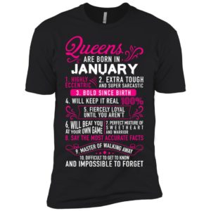 Queens Are Born In January Shirt image Queens Are Born In January Shirt