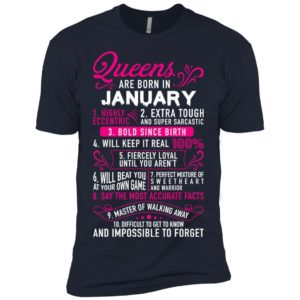 Queens Are Born In January Shirt image Queens Are Born In January Shirt