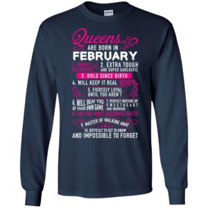 Queens Are Born In February Shirt