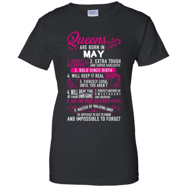 Queens Are Born In May Shirt