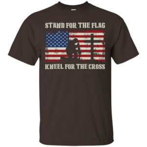 Stand For The Flag Kneel For The Cross Shirt image Stand For The Flag Kneel For The Cross Shirt