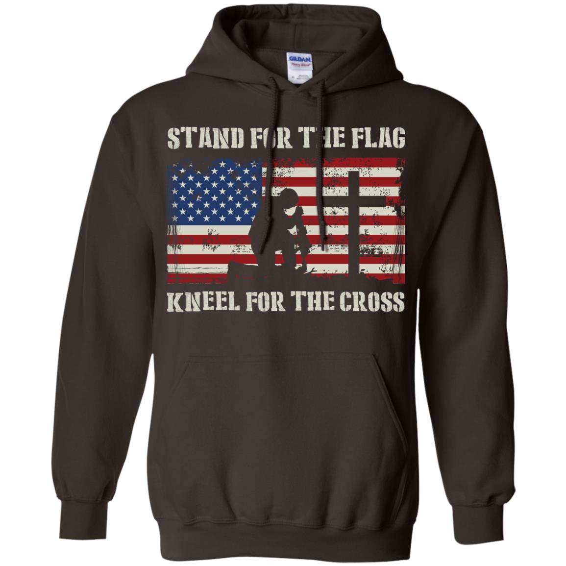 Stand For The Flag Kneel For The Cross Shirt image Stand For The Flag Kneel For The Cross Shirt