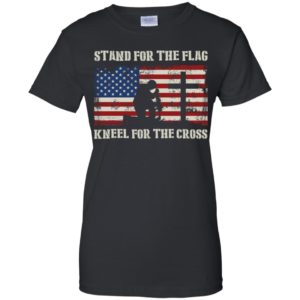 Stand For The Flag Kneel For The Cross Shirt image Stand For The Flag Kneel For The Cross Shirt