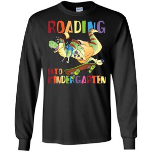 Roaring into Roaring Kindergarten T Rex Dinosaur Back to SchoolShirt image Roaring into Roaring Kindergarten T Rex Dinosaur Back to SchoolShirt