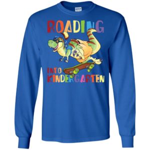 Roaring into Roaring Kindergarten T Rex Dinosaur Back to SchoolShirt image Roaring into Roaring Kindergarten T Rex Dinosaur Back to SchoolShirt