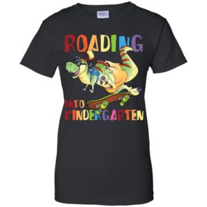 Roaring into Roaring Kindergarten T Rex Dinosaur Back to SchoolShirt image Roaring into Roaring Kindergarten T Rex Dinosaur Back to SchoolShirt