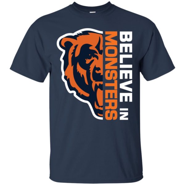 Believe in Monsters Bear Chicago Football Shirt