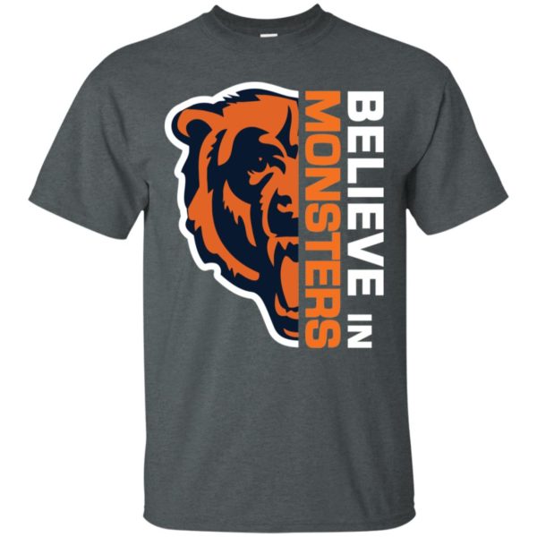 Believe in Monsters Bear Chicago Football Shirt