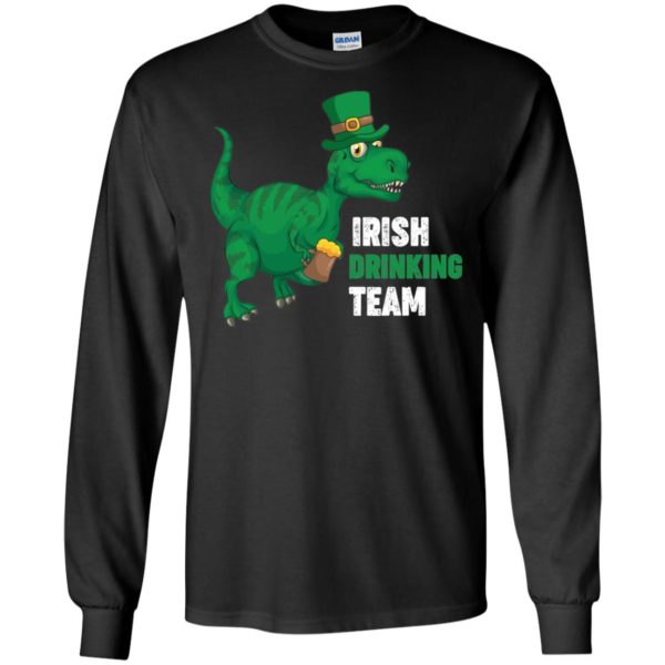 St. Patricks Day T Rex Drinking Beer Shirt