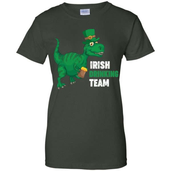 St. Patricks Day T Rex Drinking Beer Shirt